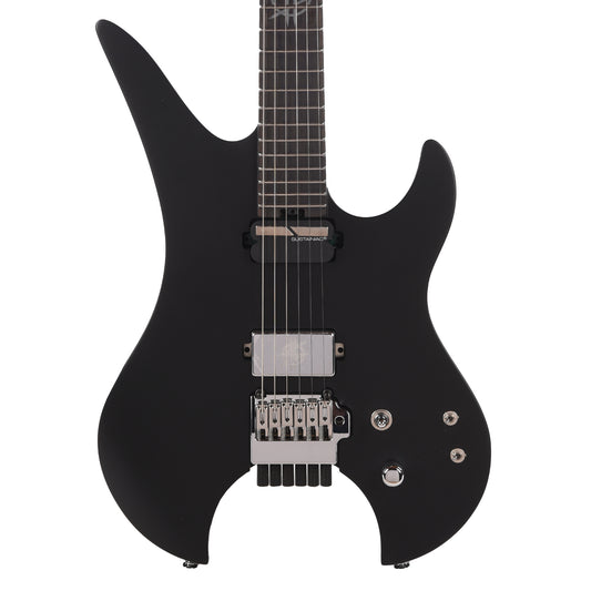Schecter Synyster Gates Custom-6 TR-S Headless Electric Guitar Satin Black