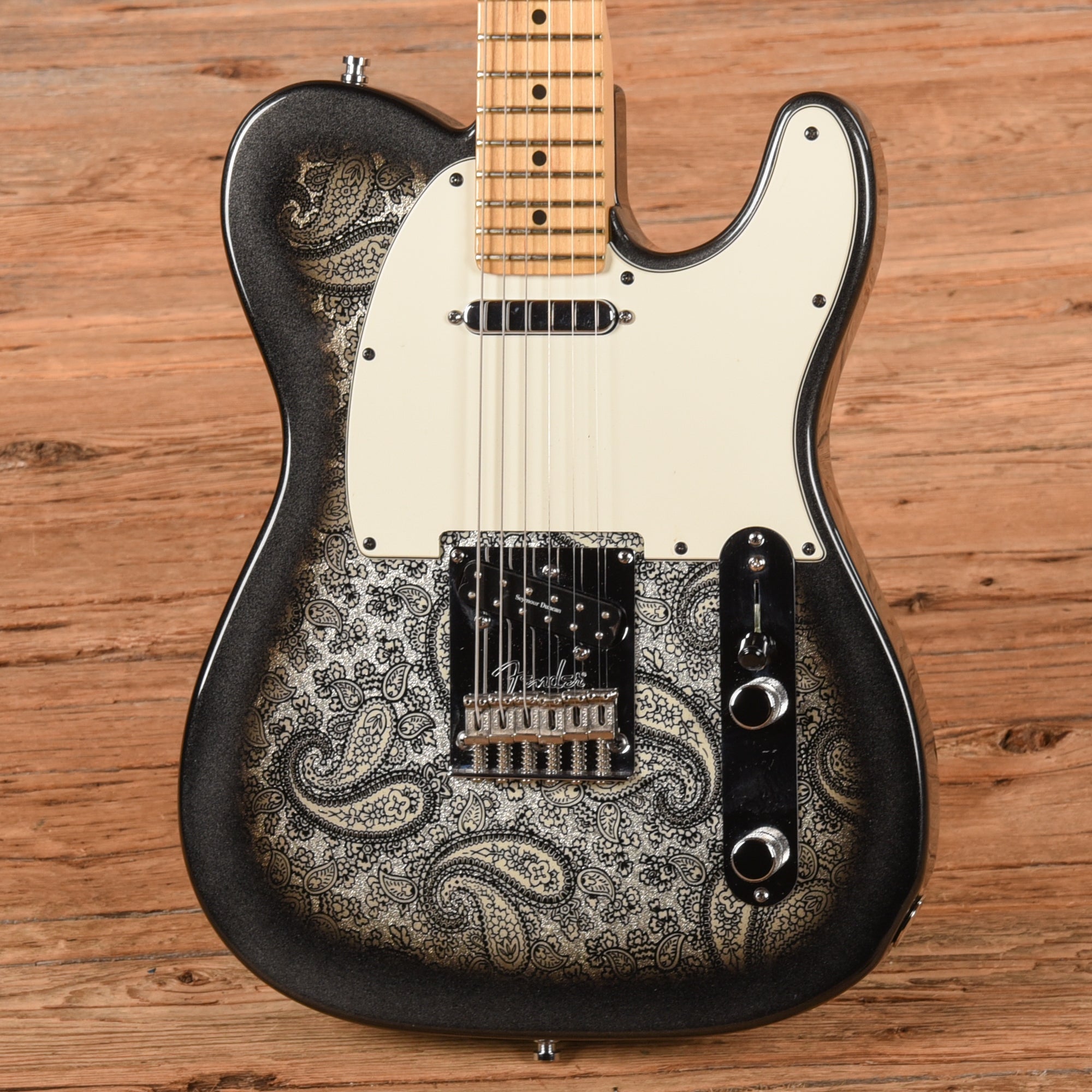 Fender American Standard Telecaster Neck with Allparts Body Black Paisley