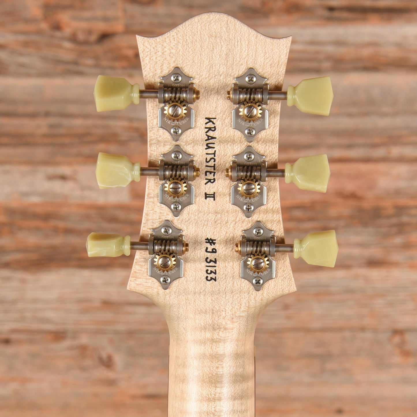 Nik Huber Krautster II Goldtop Electric Guitars