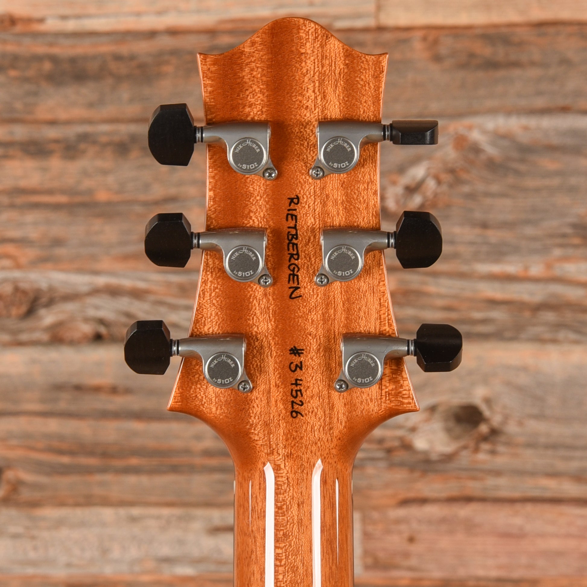 Nik Huber Rietbergen Dark Grey Metallic Electric Guitars / Semi-Hollow