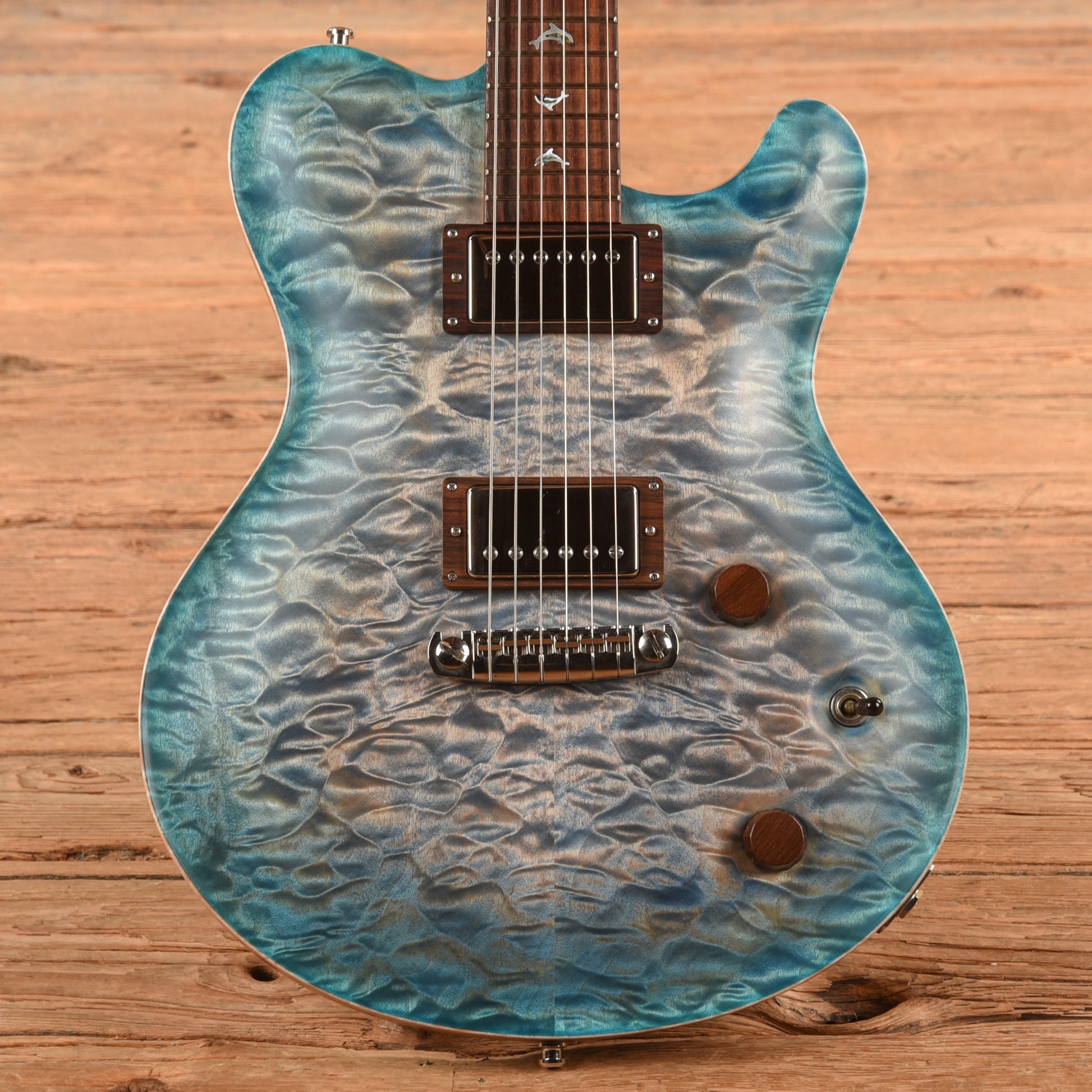 Nik Huber Dolphin 2 Blue Burst 2024 Electric Guitars / Solid Body