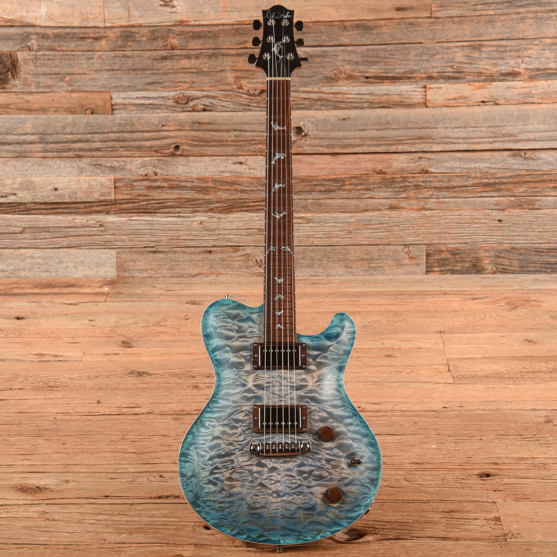 Nik Huber Dolphin 2 Blue Burst 2024 Electric Guitars / Solid Body