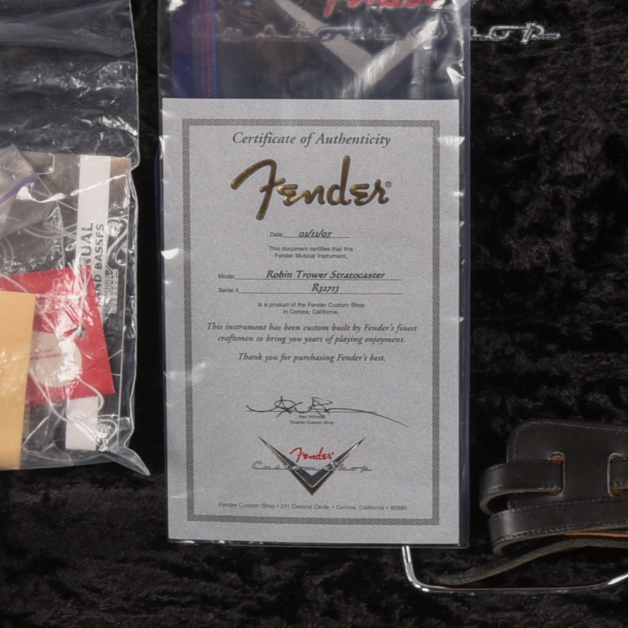 Fender Custom Shop Artist Robin Trower Stratocaster Midnight Wine Burst 2007