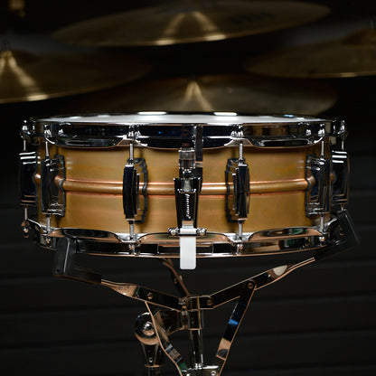 Ludwig 5x14 Raw Copper Phonic Snare Drum