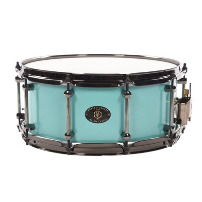 Noble & Cooley 6x14 Alloy Classic Snare Drum Mint Green w/Black Nickel Drums and Percussion / Acoustic Drums / Snare