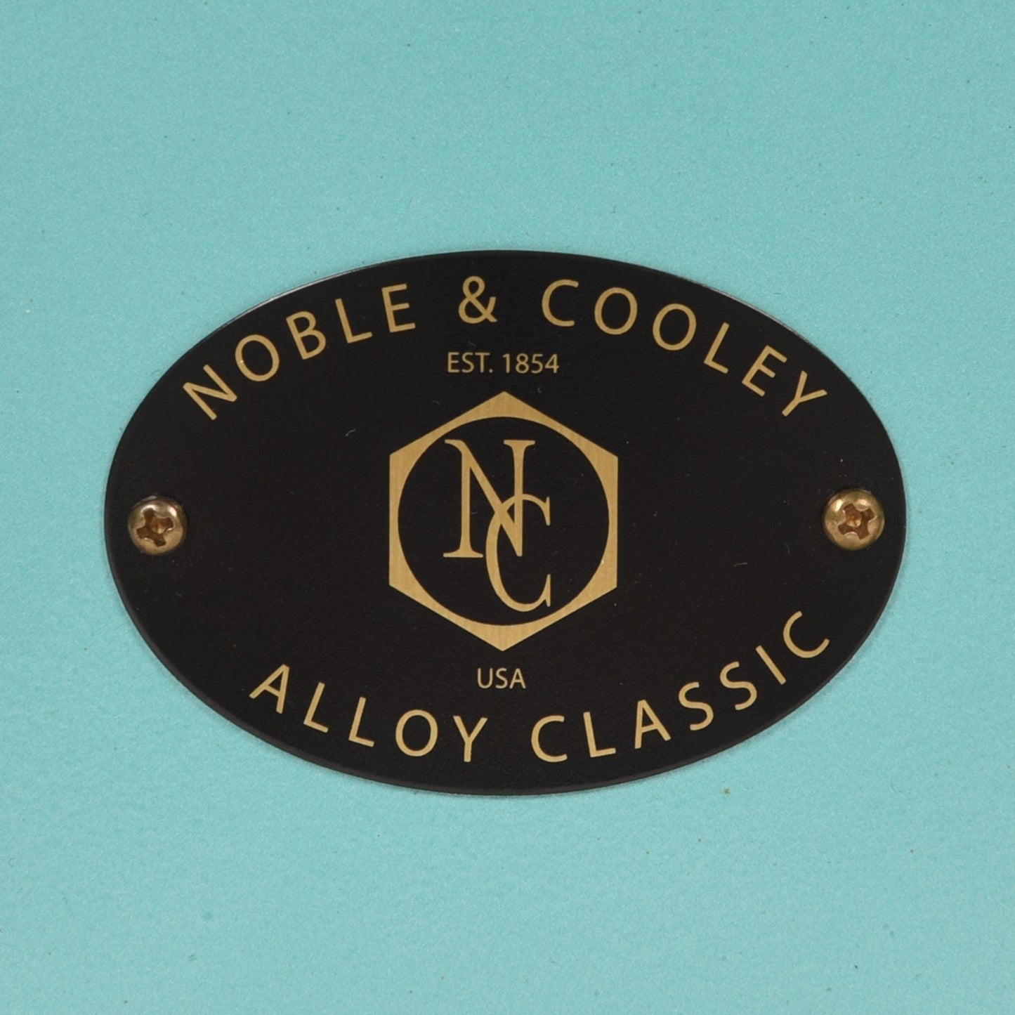 Noble & Cooley 6x14 Alloy Classic Snare Drum Mint Green w/Black Nickel Drums and Percussion / Acoustic Drums / Snare