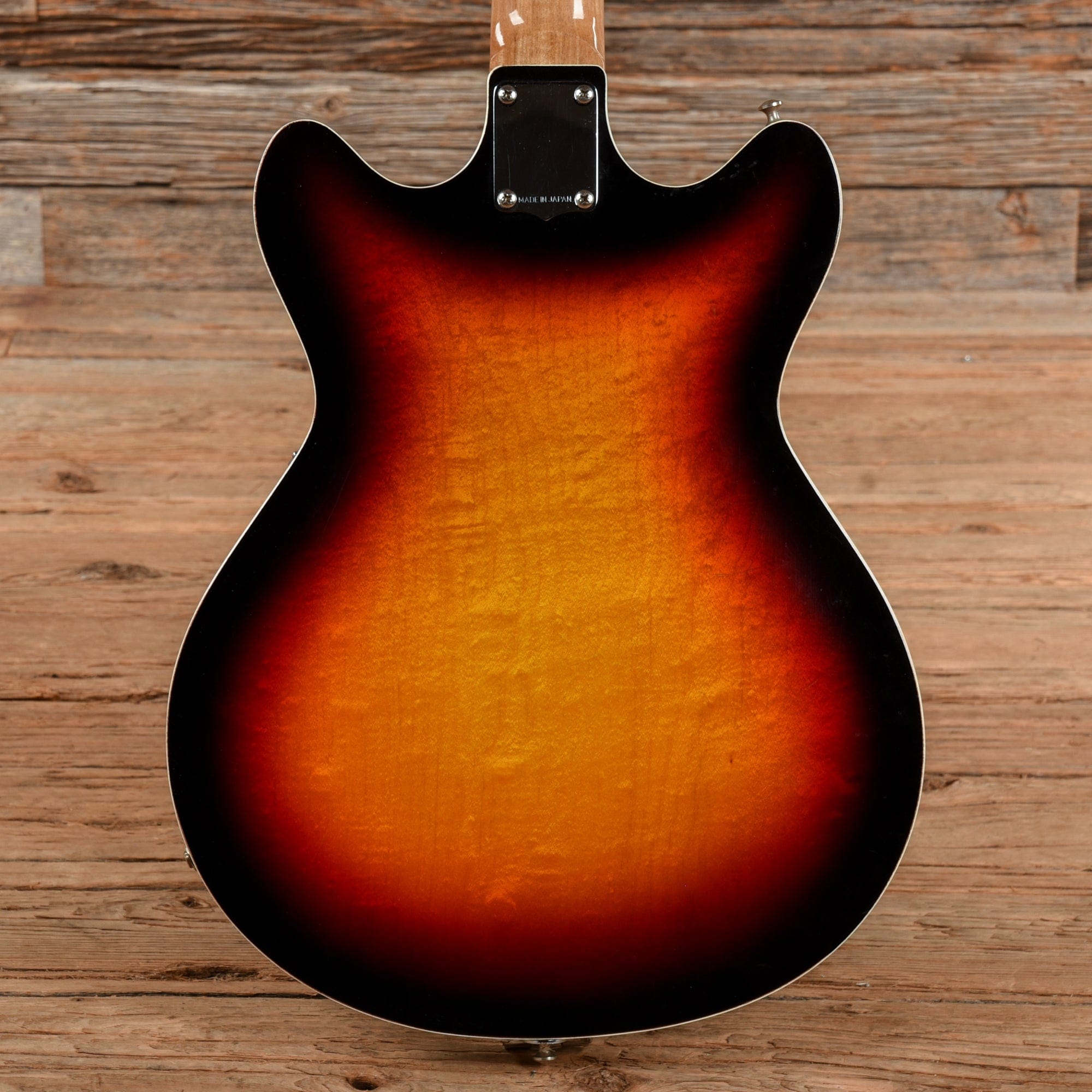 Norma 6 String 2 P/U Double Cut/Hollow Body/Vibrato Sunset Sunburst Electric Guitars / Hollow Body