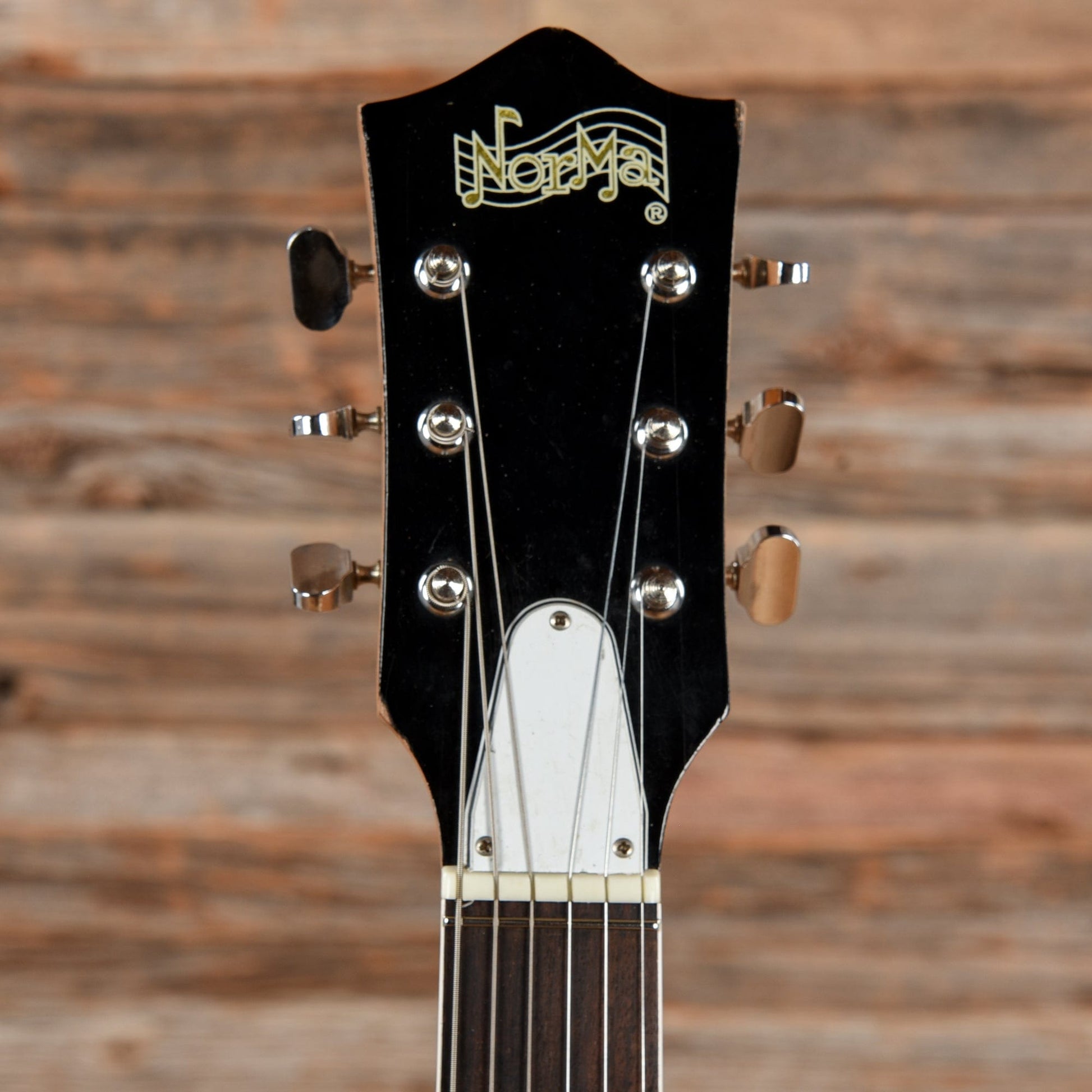 Norma 6 String 2 P/U Double Cut/Hollow Body/Vibrato Sunset Sunburst Electric Guitars / Hollow Body