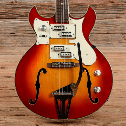Norma EG-673 Cherry Sunburst 1960s Electric Guitars / Hollow Body