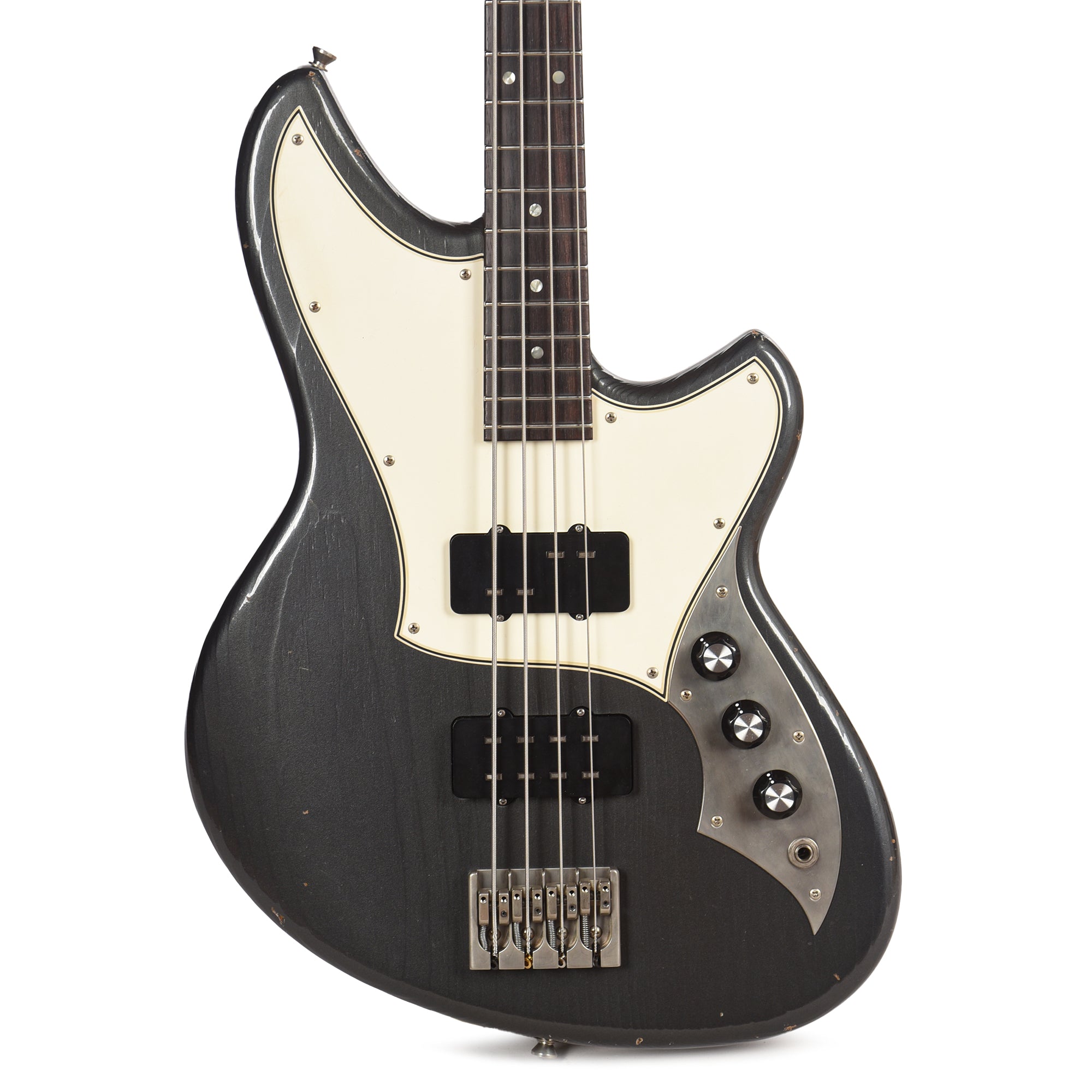 Novo Ivorus Bass Charcoal Frost Light Distress Bass Guitars / 4-String