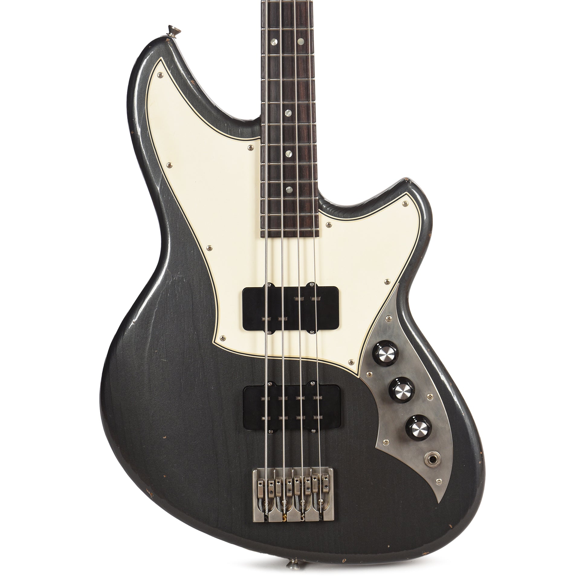Novo Ivorus Bass Charcoal Frost Light Distress Bass Guitars / 4-String