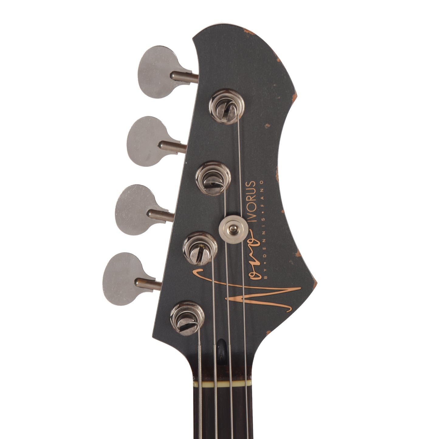 Novo Ivorus Bass Charcoal Frost Light Distress Bass Guitars / 4-String