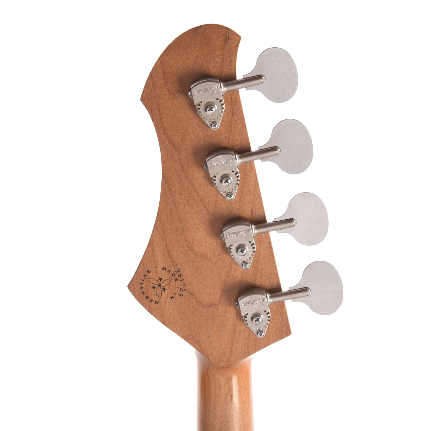 Novo Ivorus Bass Fiesta Red Light Distress Bass Guitars / 4-String