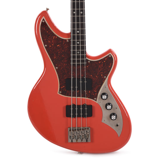 Novo Ivorus Bass Fiesta Red Light Distress Bass Guitars / 4-String