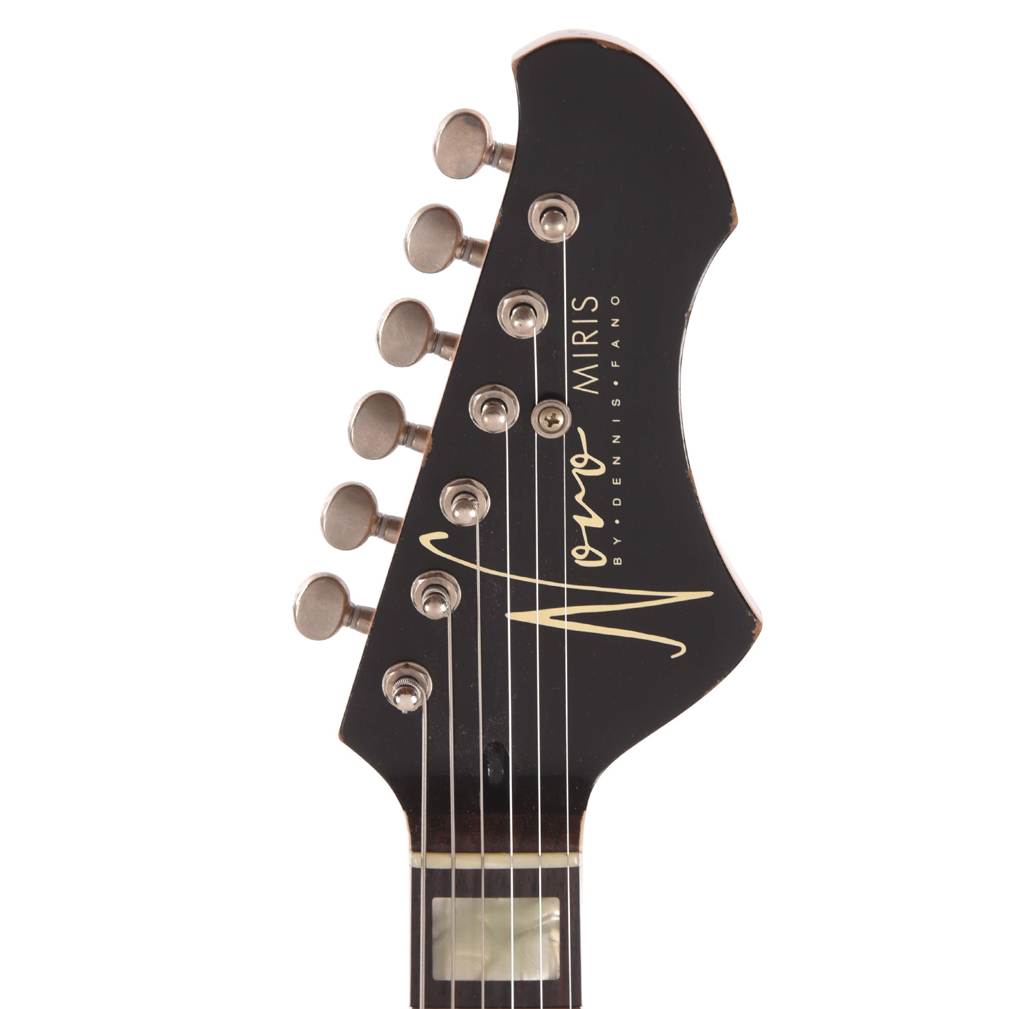 Novo Custom Miris J Light Distress Inca Burst w/Matching Headstock & Lollar Gold Foil Pickups Electric Guitars