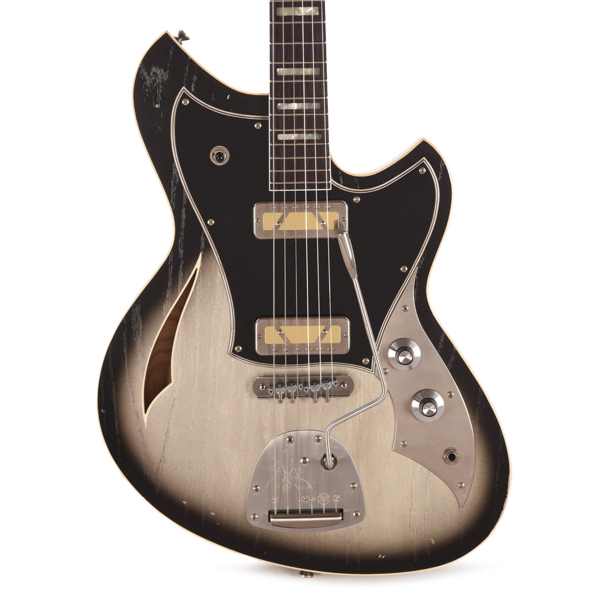 Novo Custom Miris J Light Distress Inca Burst w/Matching Headstock & Lollar Gold Foil Pickups Electric Guitars