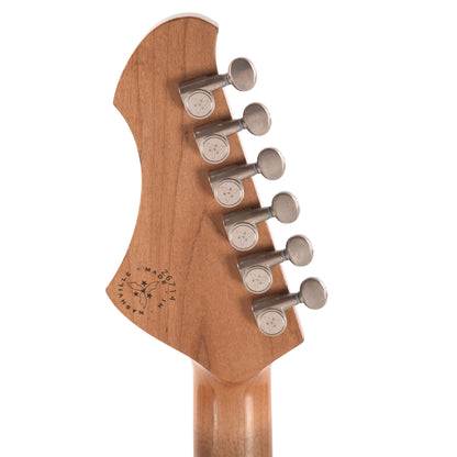 Novo Custom Miris J Light Distress Inca Burst w/Matching Headstock & Lollar Gold Foil Pickups Electric Guitars