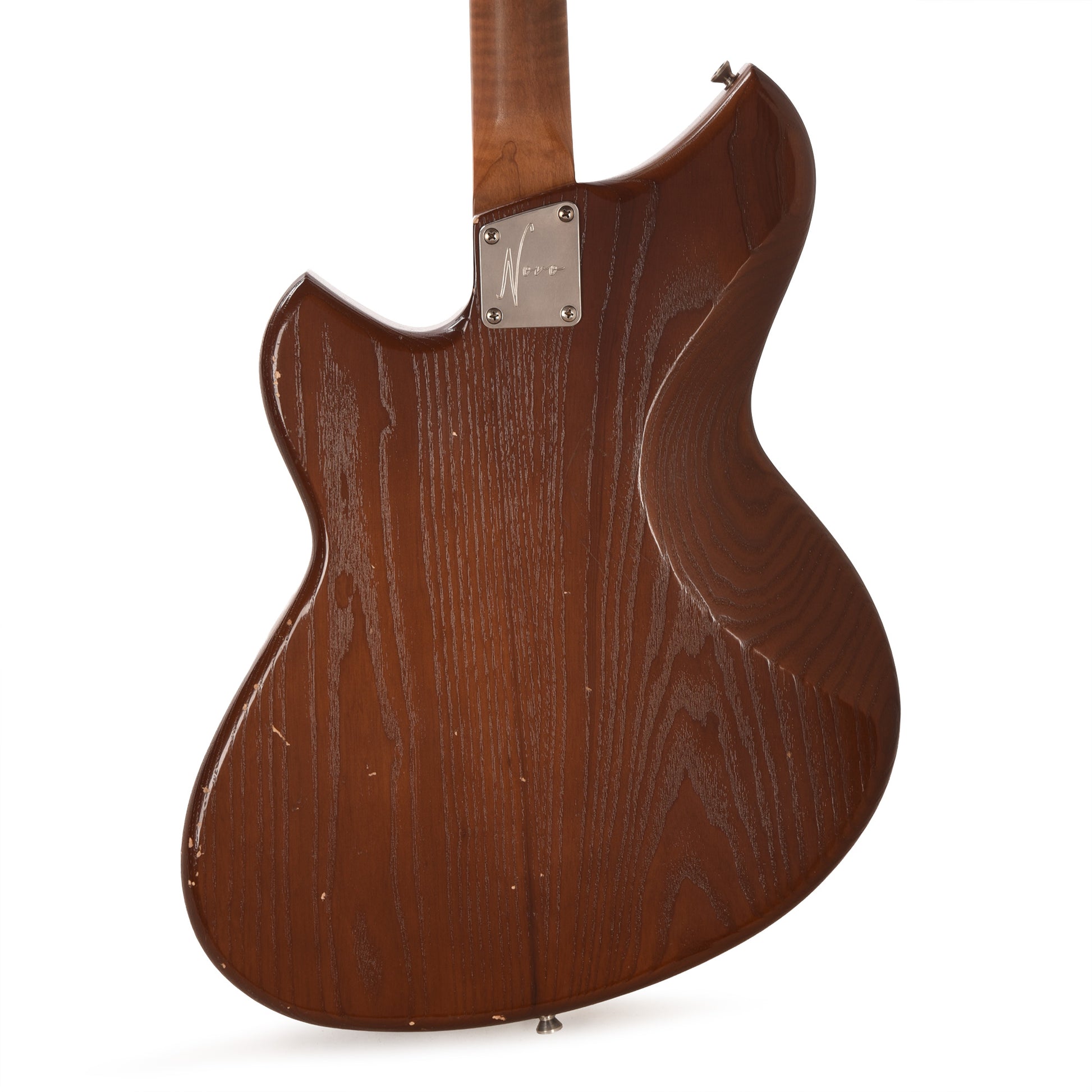Novo Custom Miris J Light Distress Mocha w/Matching Headstock & Lollar Gold Foil Pickups Electric Guitars