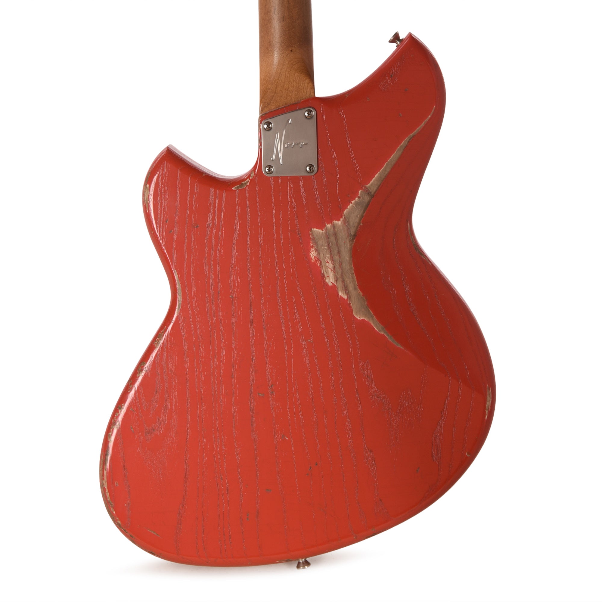Novo Custom Miris J Medium Distress Fiesta Red w/Fralin Pure PAF Humbuckers Electric Guitars