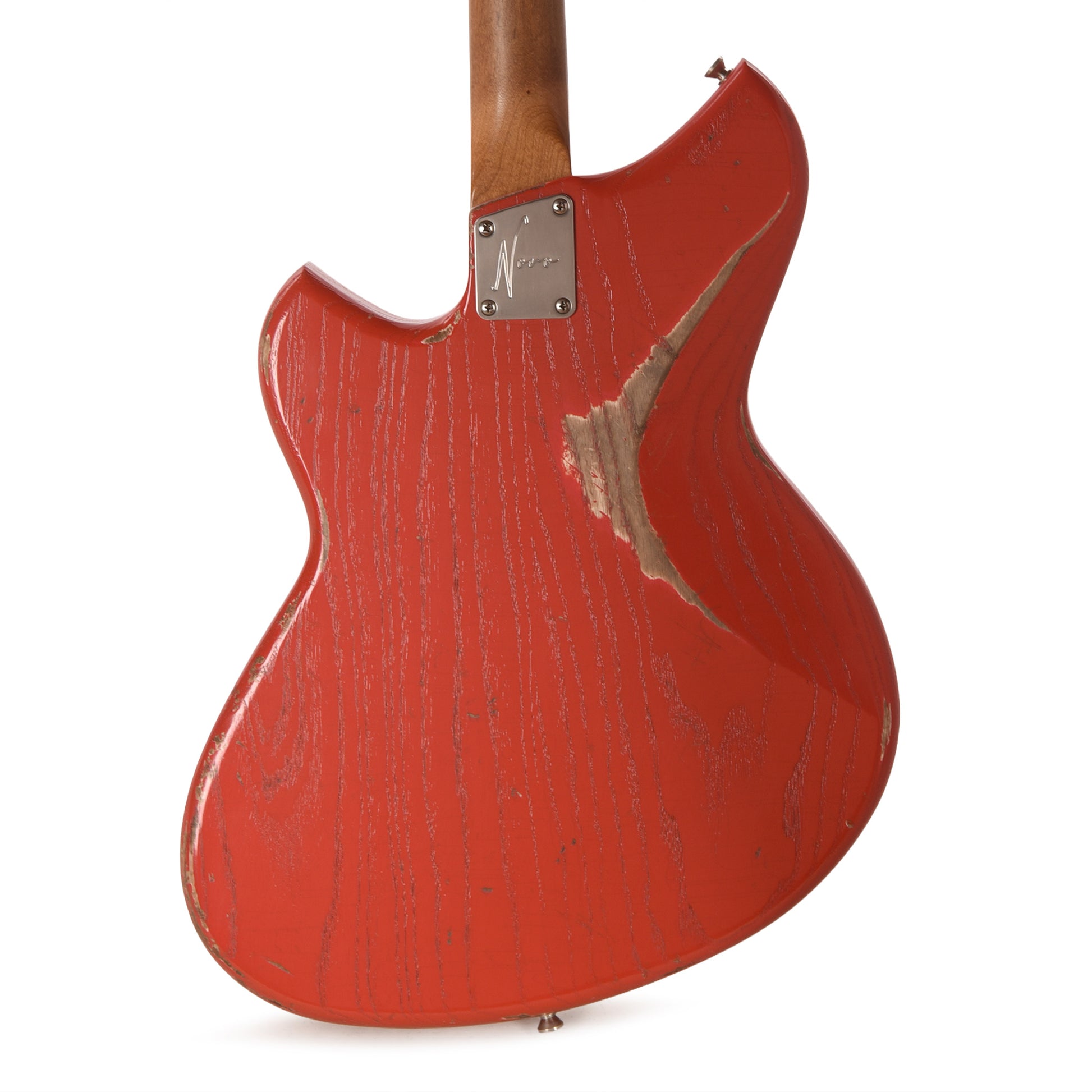 Novo Custom Miris J Medium Distress Fiesta Red w/Fralin Pure PAF Humbuckers Electric Guitars