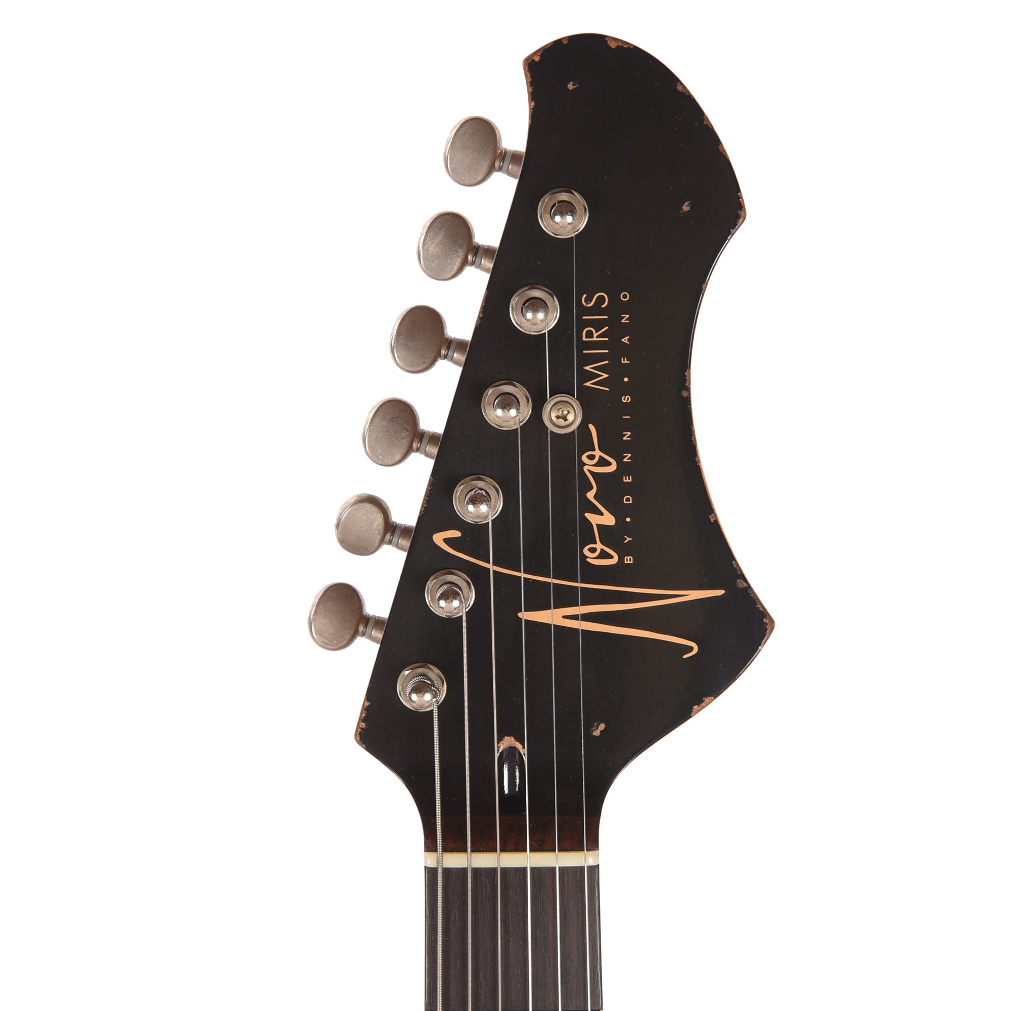 Novo Custom Miris J Medium Distress Fiesta Red w/Fralin Pure PAF Humbuckers Electric Guitars