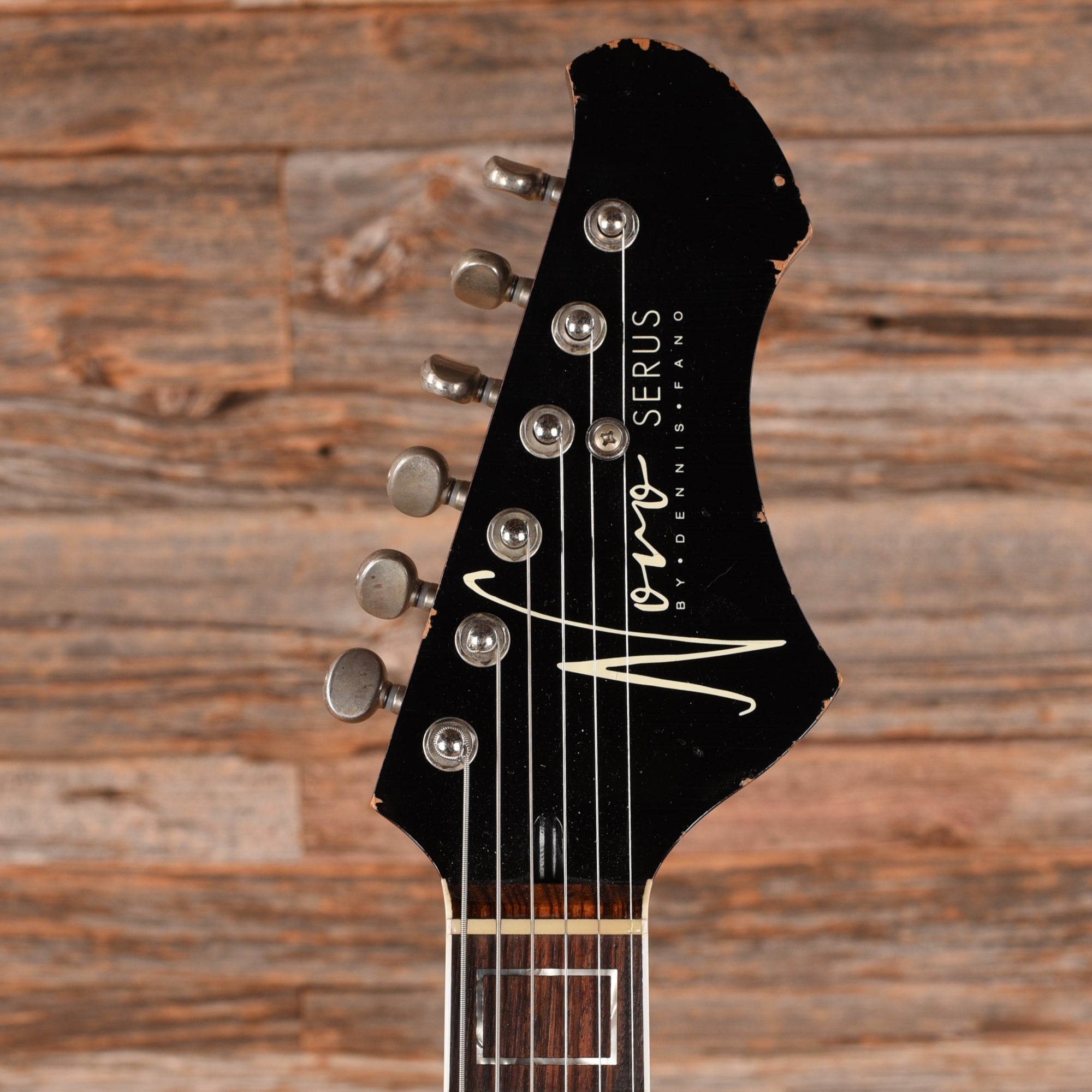 Novo Dealer Limited Chambered Serus P2 Bonfire w/Dark Cherry Back Light Distress Electric Guitars