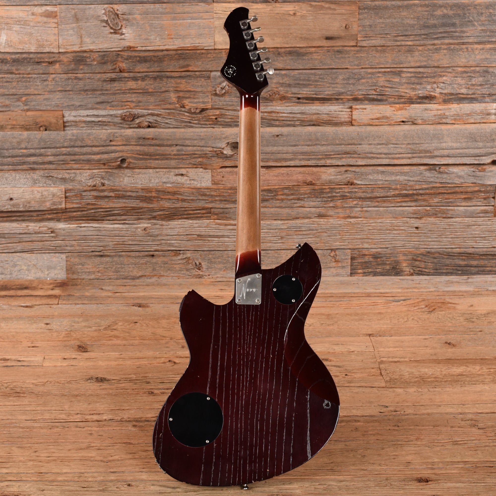Novo Dealer Limited Chambered Serus P2 Bonfire w/Dark Cherry Back Light Distress Electric Guitars