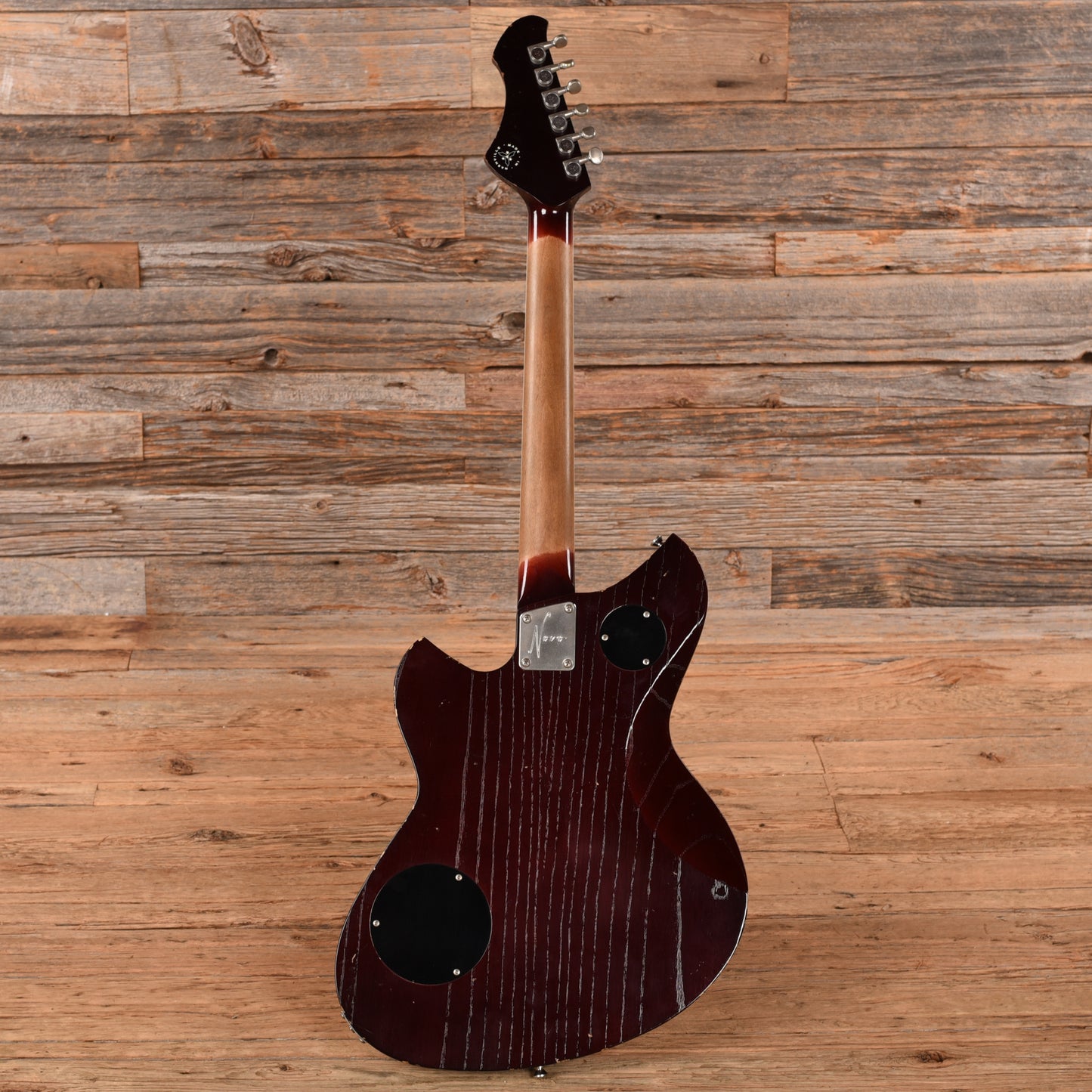 Novo Dealer Limited Chambered Serus P2 Bonfire w/Dark Cherry Back Light Distress Electric Guitars