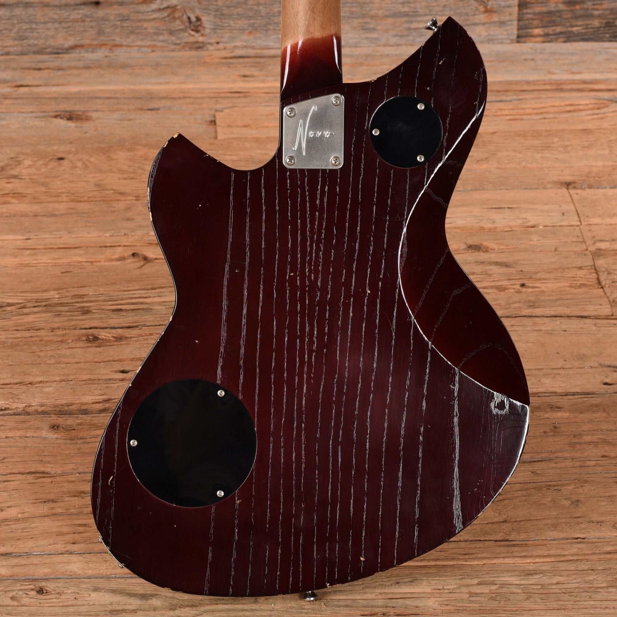 Novo Dealer Limited Chambered Serus P2 Bonfire w/Dark Cherry Back Light Distress Electric Guitars