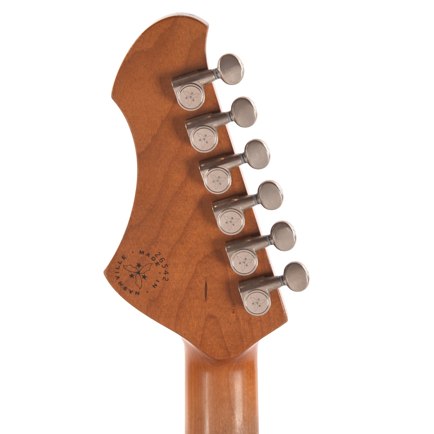 Novo Dealer Limited Miris J HH Harmony Burst Light Distress w/ Amber Back & Sides & Lollar Low Wind Imperial Humbuckers Electric Guitars