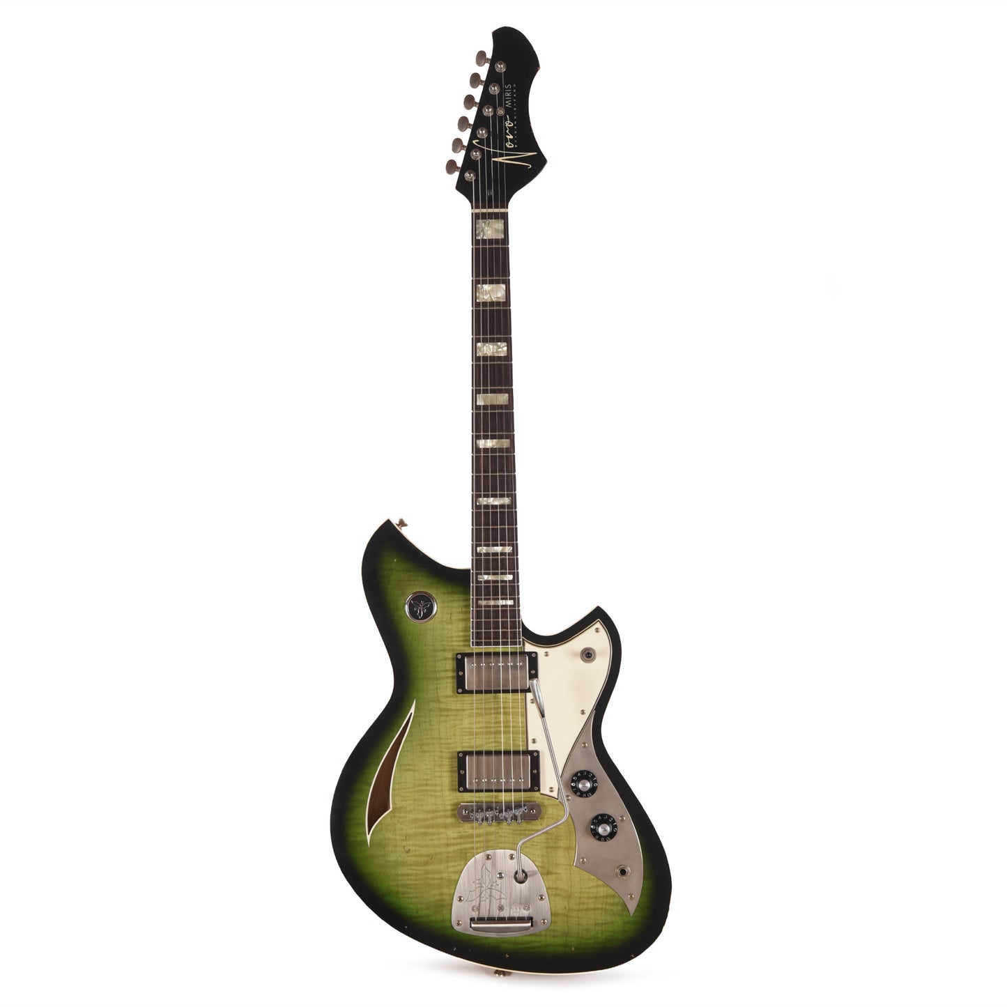 Novo Dealer Limited Miris JHH Cat's Eye Burst Light Distress w/Lollar Low-Wind Imperials Electric Guitars
