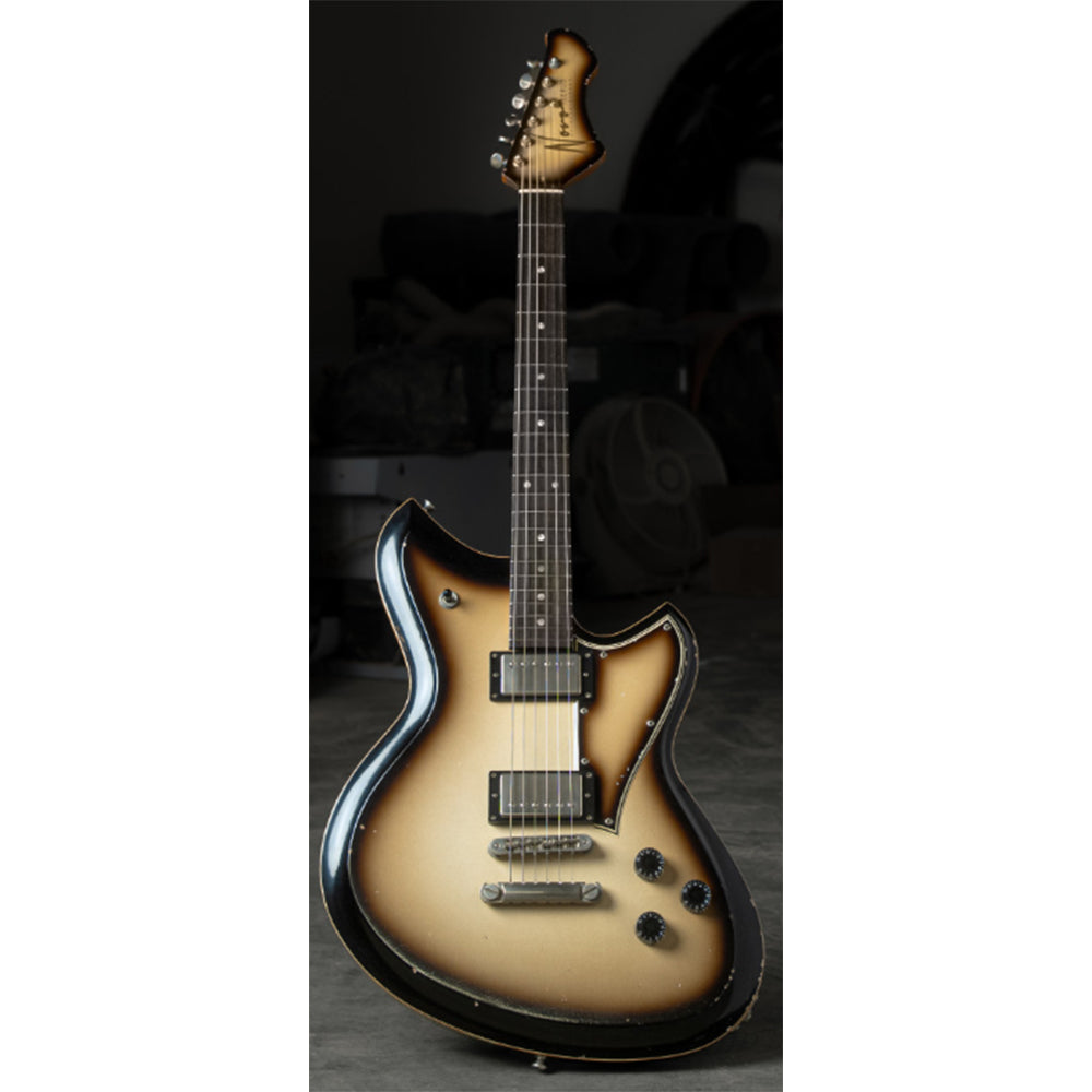 Novo Dealer Limited Serus Chambered H2 Toasted Marshmallow Light Distress w/ Lollar Low Wind Imperial Humbuckers Electric Guitars