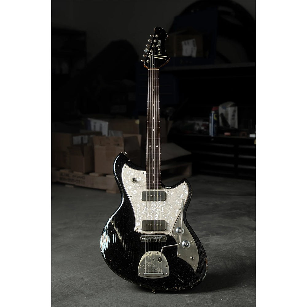 Novo Dealer Limited Serus J Starry Night Over Lake Sonic Blue Medium Distress w/ Lollar P-90 Pickups Electric Guitars