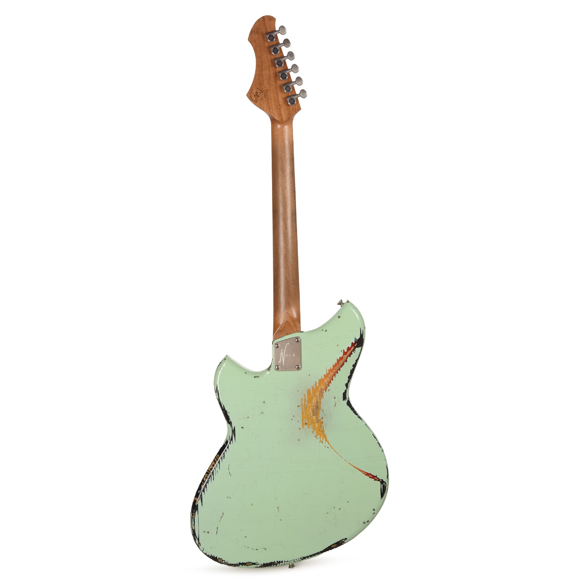 Novo Dealer Limited Serus J Surf Green over '64 3-Tone Burst Medium Distress w/Fralin P-90s Electric Guitars