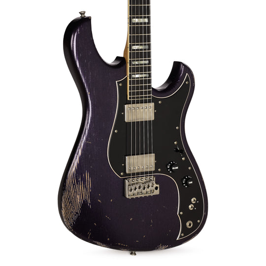 Novo Idris H2 Purple Stranger Medium Distress w/ Fralin Modern PAF Pickups Electric Guitars