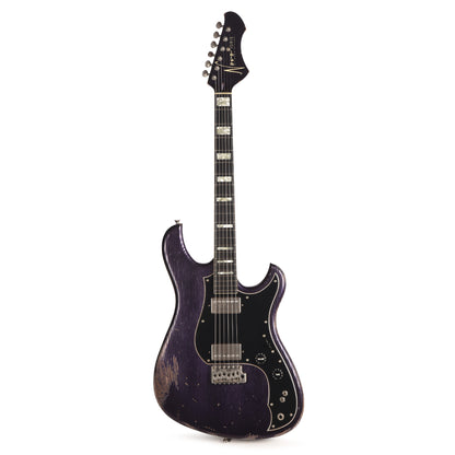 Novo Idris H2 Purple Stranger Medium Distress w/ Fralin Modern PAF Pickups Electric Guitars