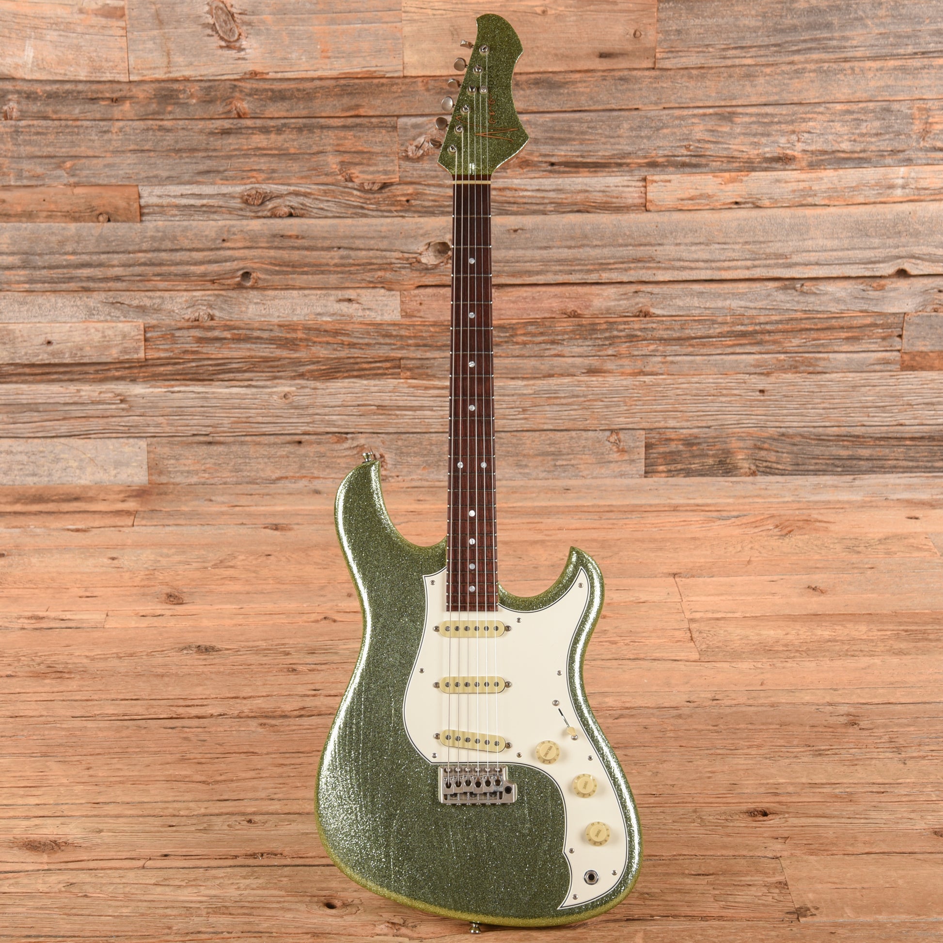 Novo Idris S3 Coke Bottle Green Sparkle 2024 Electric Guitars
