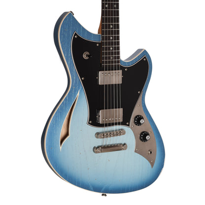 Novo Miris H2 Lake Sonic Burst Light Distress w/ Fralin Pure PAF Pickups Electric Guitars