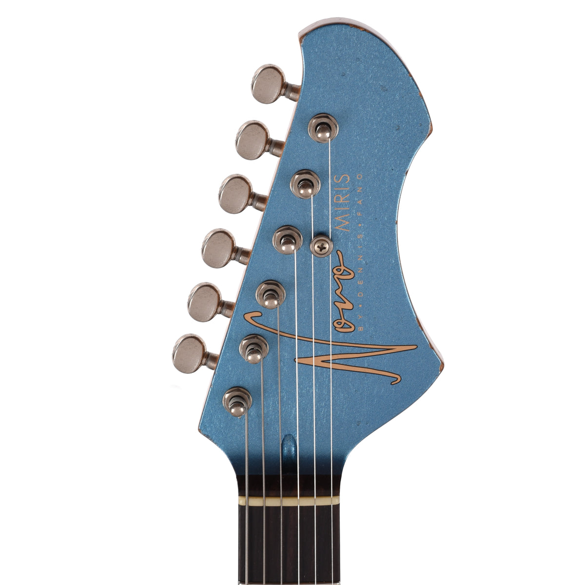 Novo Miris H2 Lake Sonic Burst Light Distress w/ Fralin Pure PAF Pickups Electric Guitars