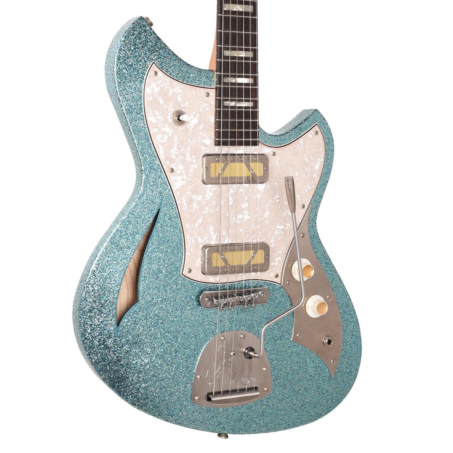 Novo Miris J Mermaid Sparkle Extra Light Distress w/ Lollar Gold Foil Pickups Electric Guitars