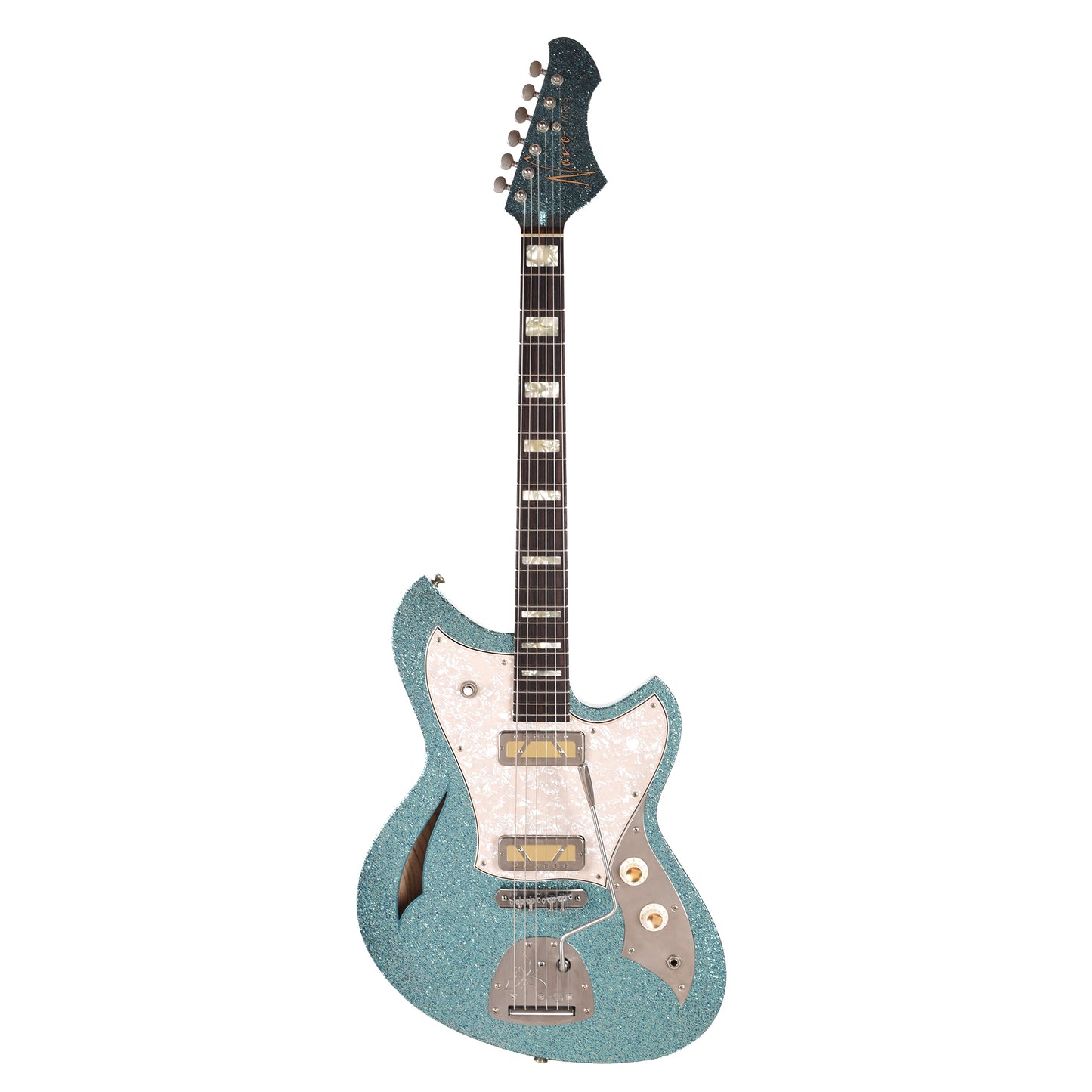 Novo Miris J Mermaid Sparkle Extra Light Distress w/ Lollar Gold Foil Pickups Electric Guitars