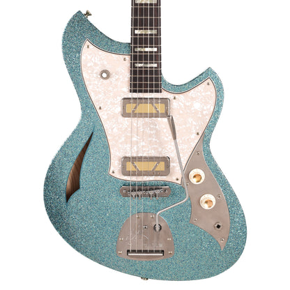 Novo Miris J Mermaid Sparkle Extra Light Distress w/ Lollar Gold Foil Pickups Electric Guitars