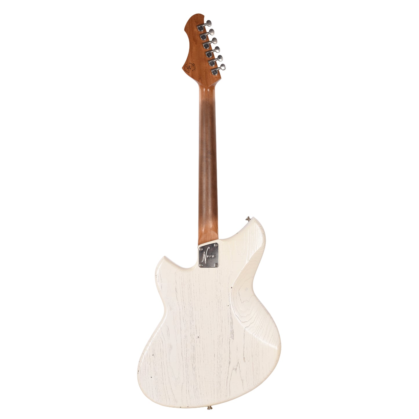Novo Miris J Olympic White Light Distress w/ Lollar Gold Foil Pickups Electric Guitars