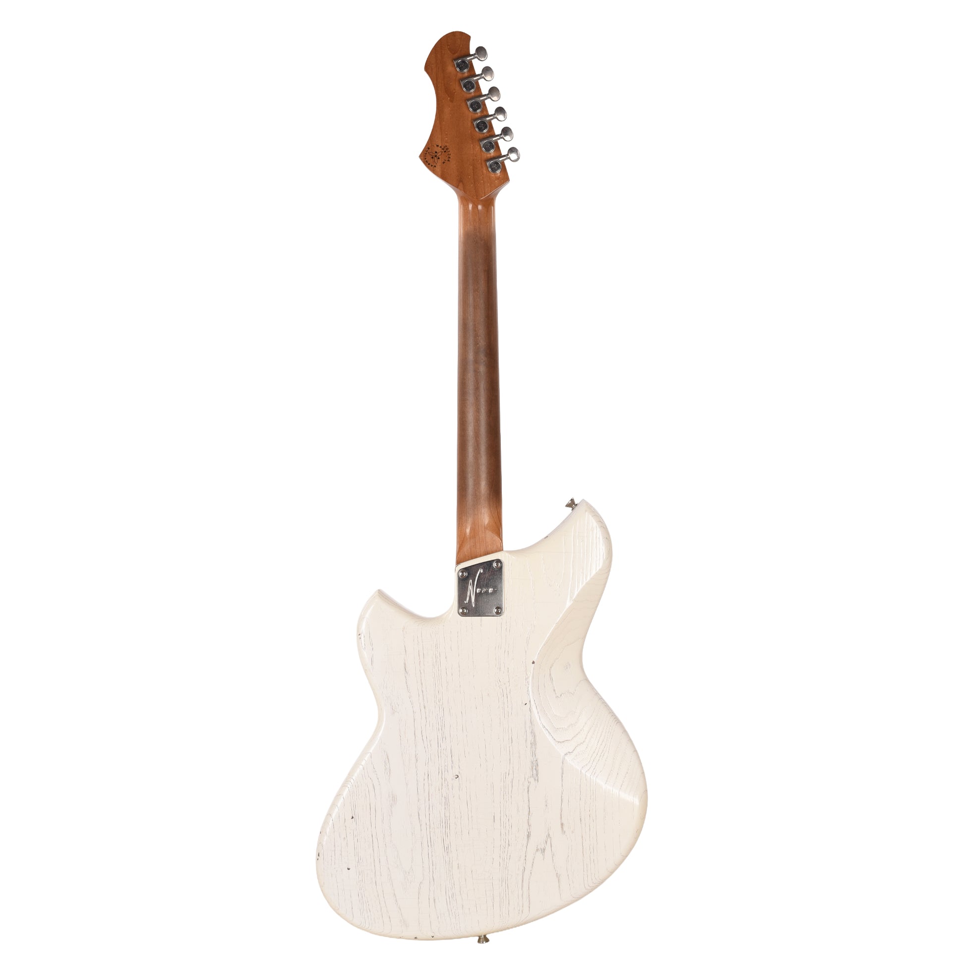 Novo Miris J Olympic White Light Distress w/ Lollar Gold Foil Pickups Electric Guitars