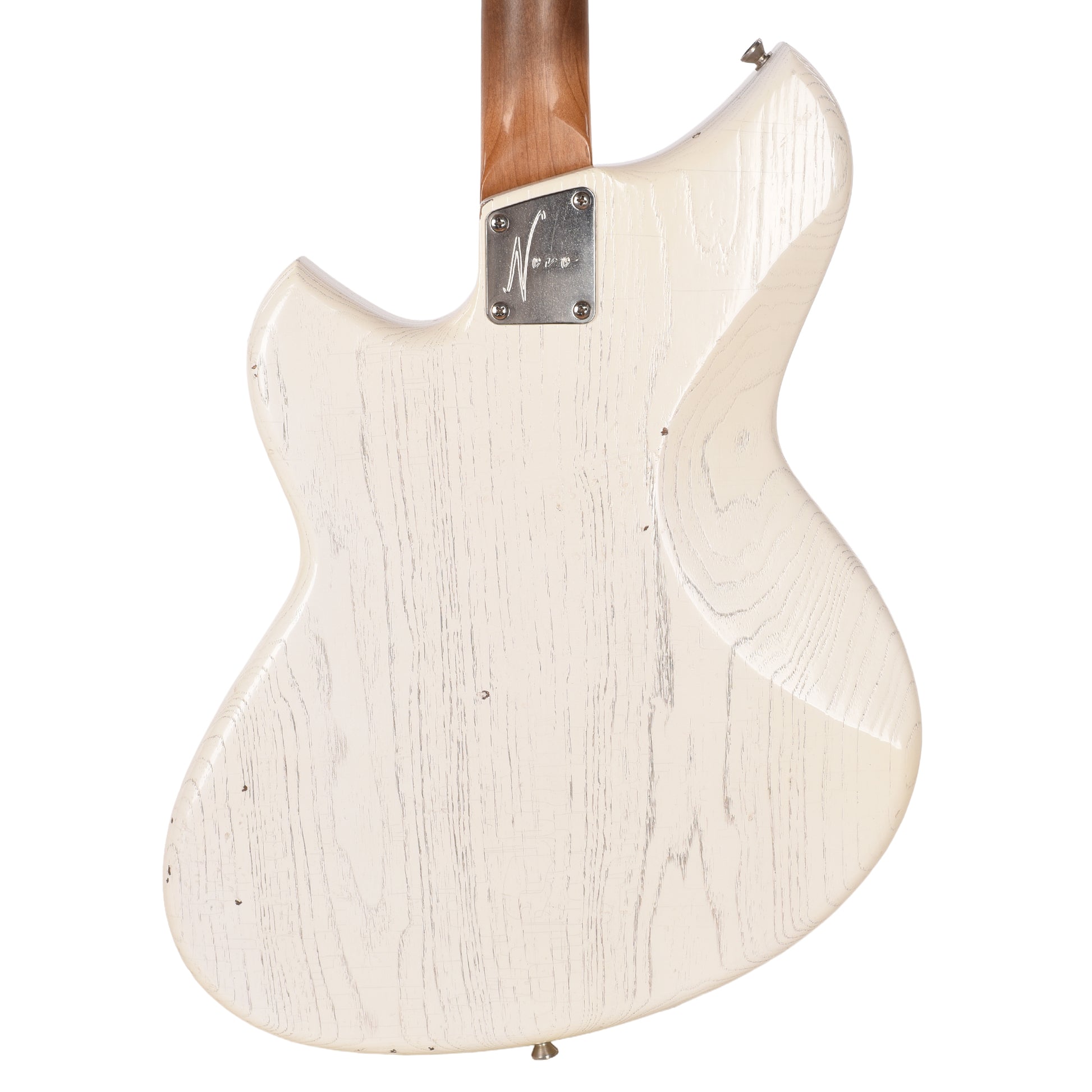 Novo Miris J Olympic White Light Distress w/ Lollar Gold Foil Pickups Electric Guitars