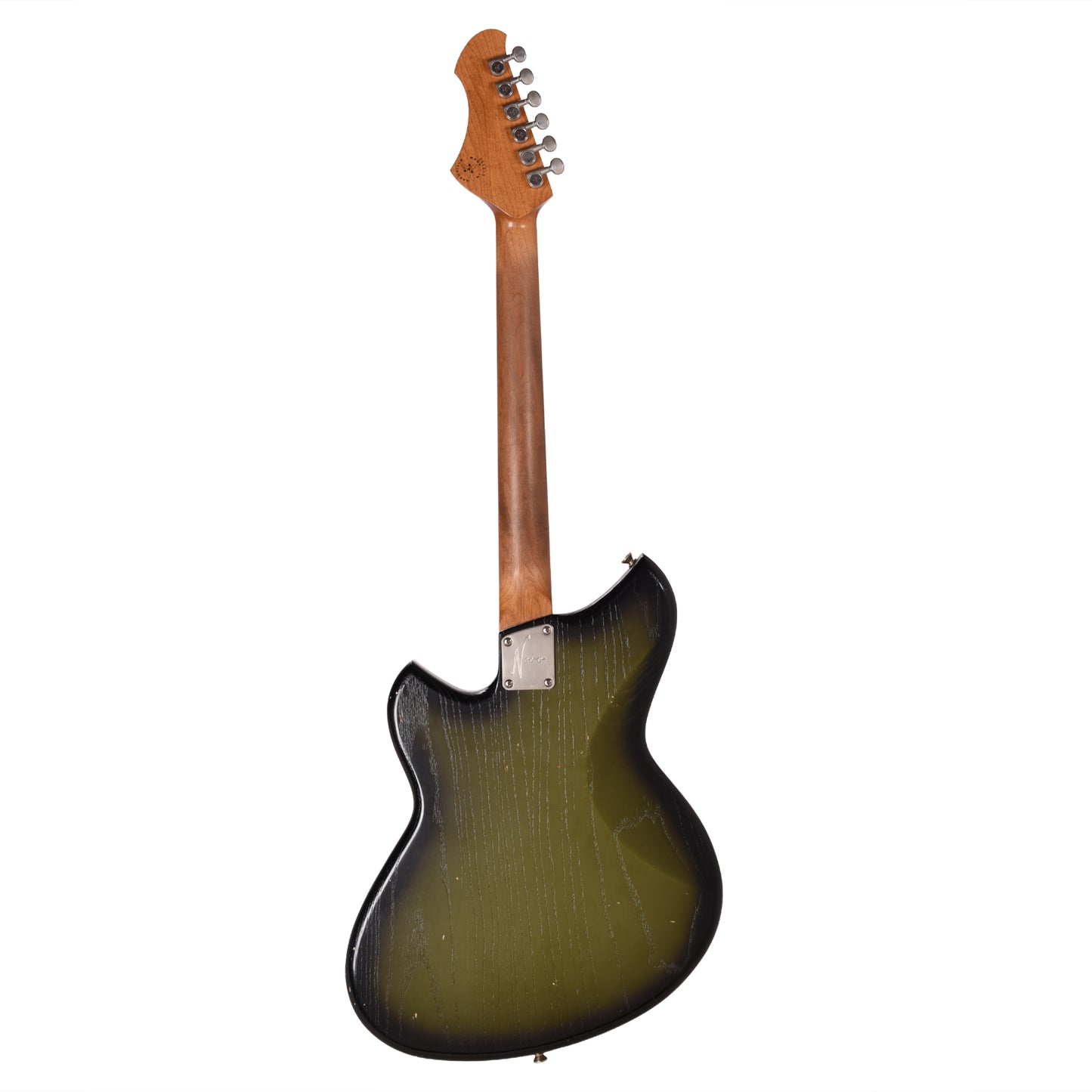 Novo Miris J Uffington Burst Light Distress w/ Fralin P-90s Electric Guitars