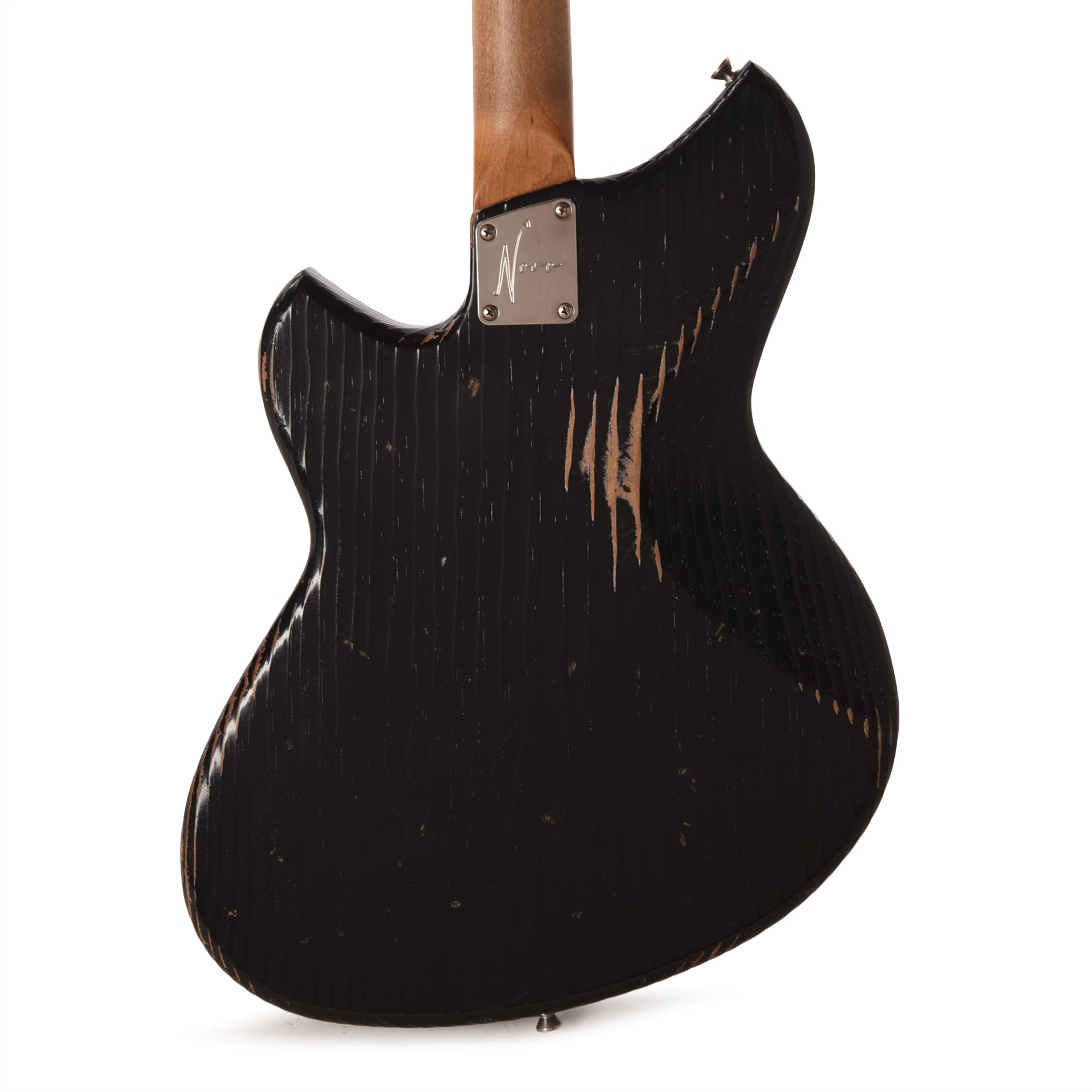 Novo Serus J Bull Black Medium Distress w/ Fralin P-90 Pickups Electric Guitars