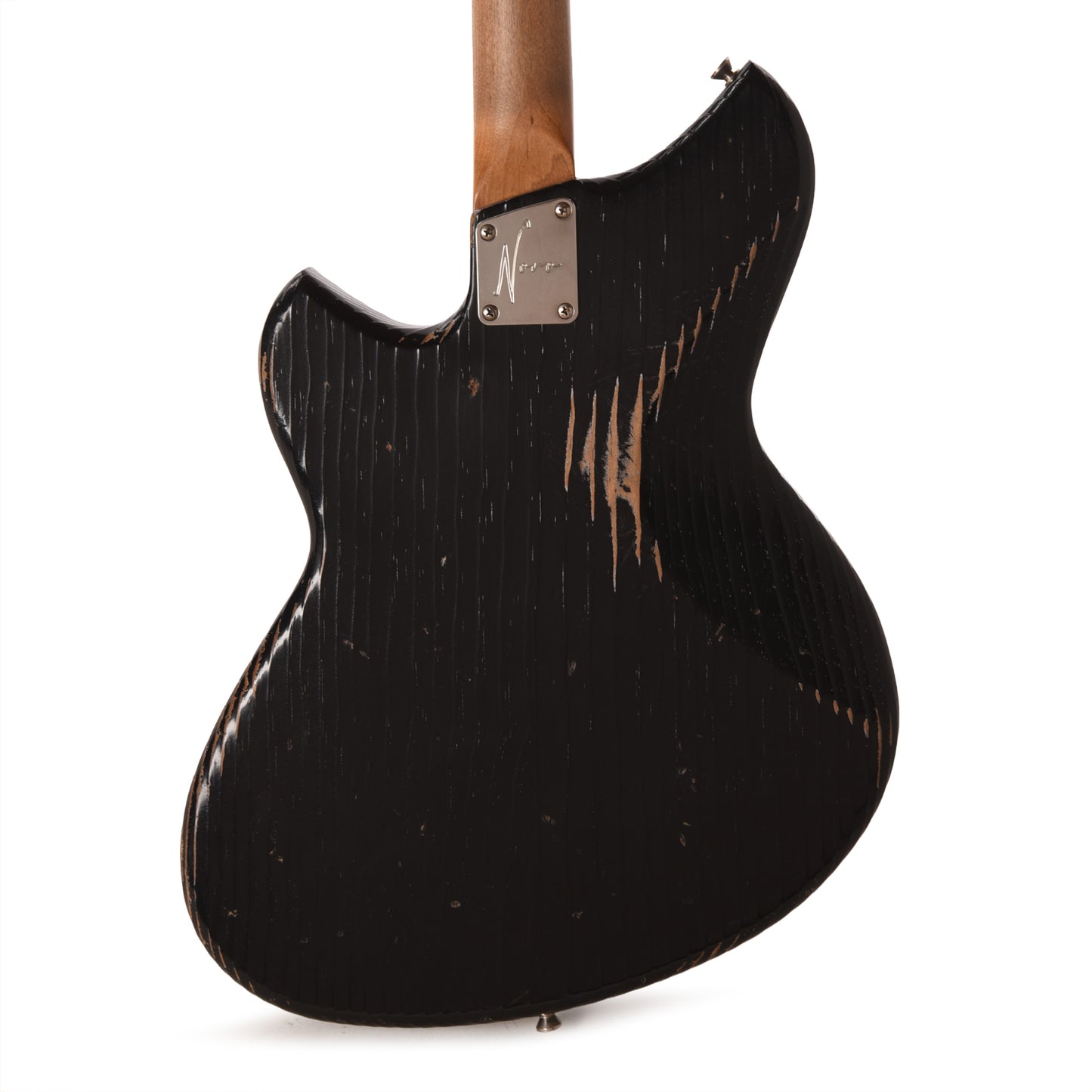 Novo Serus J Bull Black Medium Distress w/ Fralin P-90 Pickups Electric Guitars