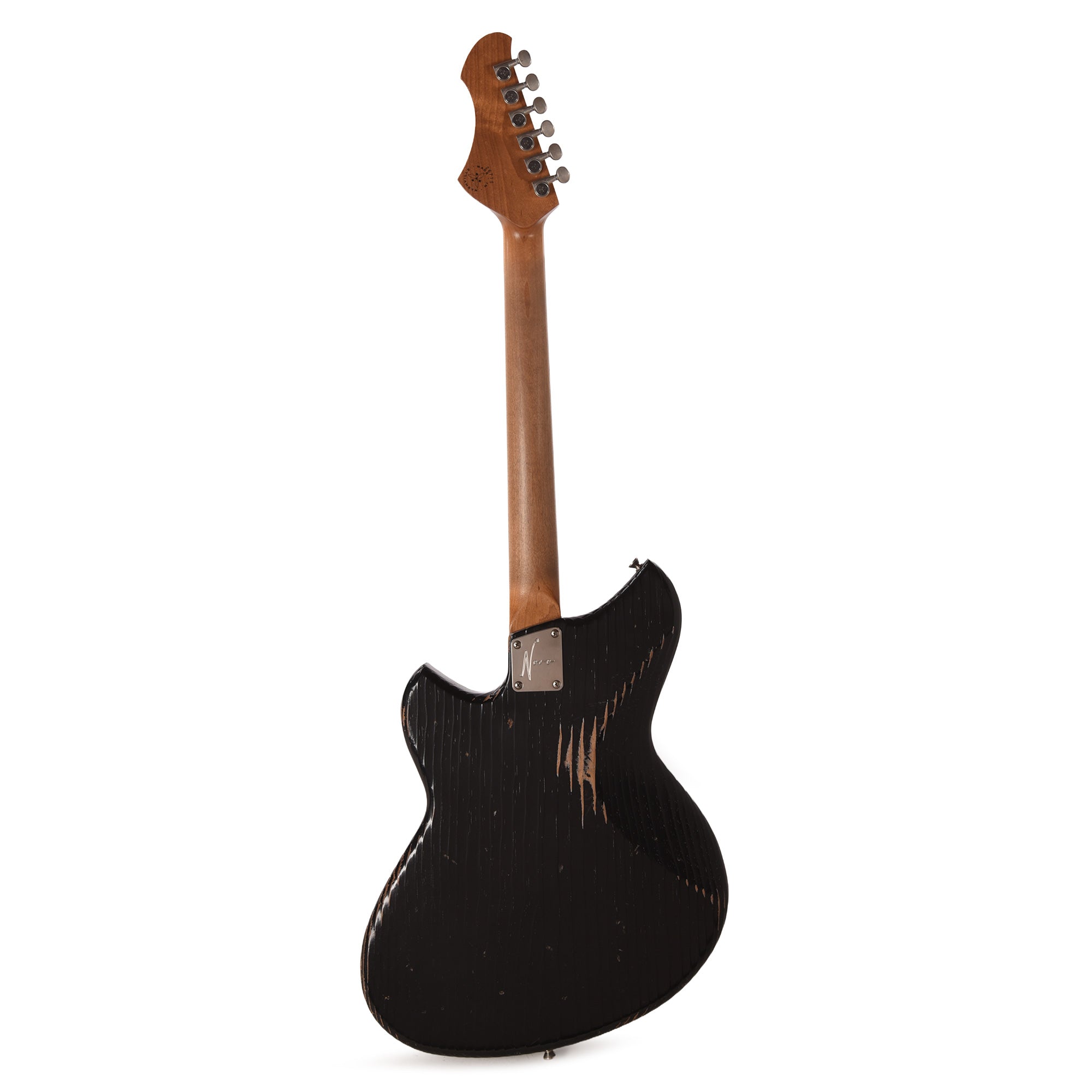 Novo Serus J Bull Black Medium Distress w/ Fralin P-90 Pickups Electric Guitars