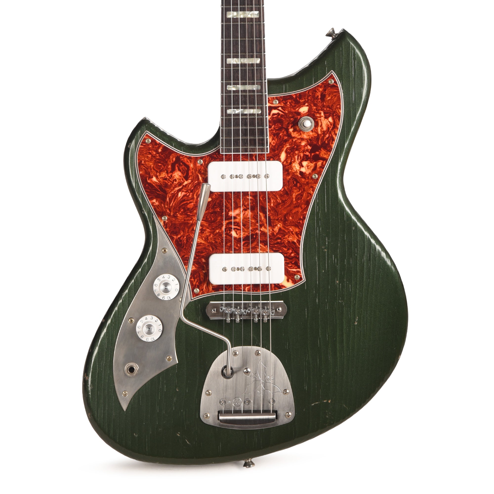 Novo Serus J Cadillac Green Light Distress w/ Fralin P-90 Pickups Left-Handed Electric Guitars